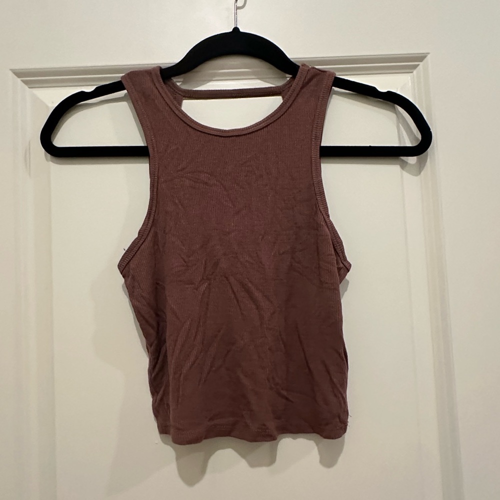 Brown tank top